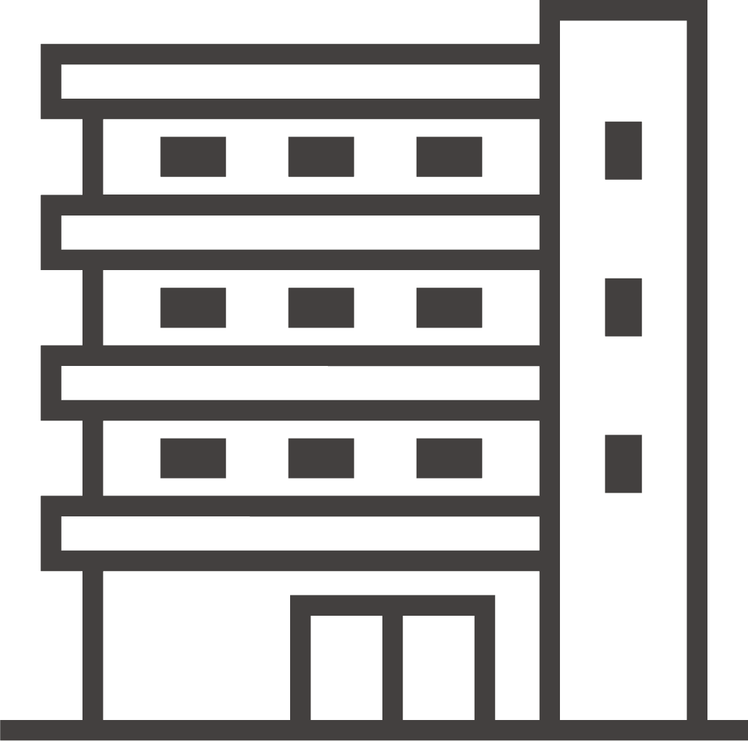 大規模マンションのイラスト