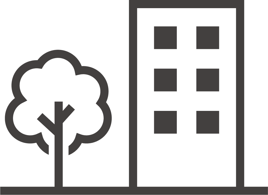 小規模マンションのイラスト